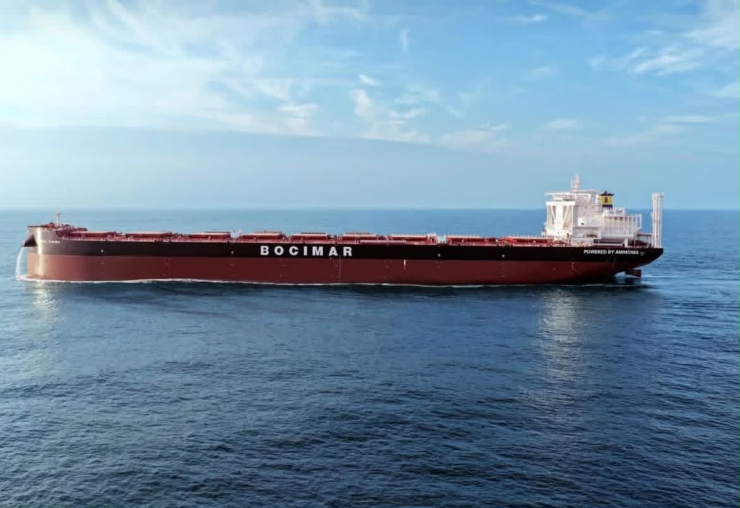 CMB.TECH’s Mineral Europa began its maiden voyage from China to Australia on Friday.
